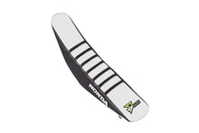 Load image into Gallery viewer, D'COR SEAT COVER BLACK/WHITE W/RIBS 30-10-457