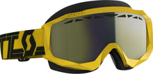 Load image into Gallery viewer, SCOTT HUSTLE X SNWCRS GOGGLE YLW/BLK ENHANCER YELLOW CHROME 274515-1017335