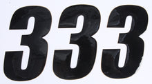 Load image into Gallery viewer, D'COR NUMBER 3 BLACK 6" 3/PK 45-26-3