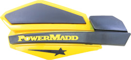 POWERMADD STAR SERIES HANDGUARDS (YELLOW/BLACK) 34201-atv motorcycle utv parts accessories gear helmets jackets gloves pantsAll Terrain Depot