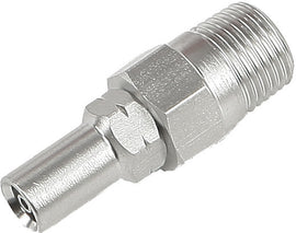 GOODRIDGE SNIPER 2 NPT STRAIGHT MALE ADAPTER STAINLESS 1/8