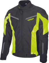 Load image into Gallery viewer, FLY RACING STRATA JACKET HI-VIS/BLACK 4X 477-2104-8
