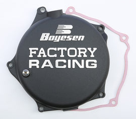 BOYESEN FACTORY RACING CLUTCH COVER BLACK CC-17B