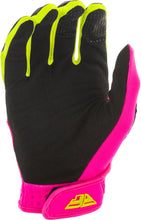 Load image into Gallery viewer, FLY RACING F-16 GLOVES NEON PINK/BLACK/HI-VIS SZ 12 373-91612