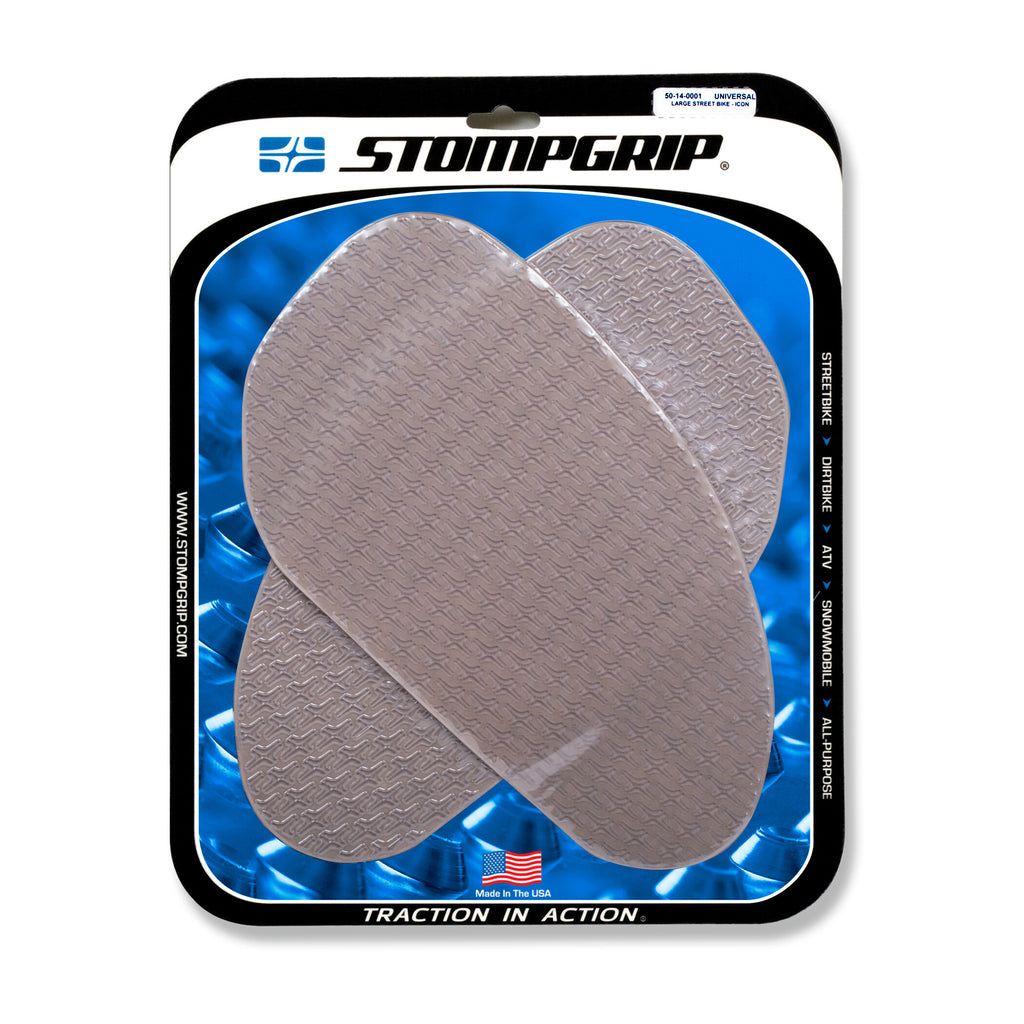STOMPGRIP UNIVERSAL LARGE KIT ICON CLEAR 50-14-0001