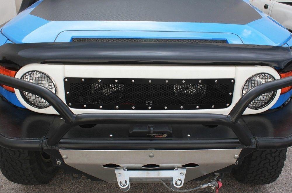 2 Piece Steel Grille for Toyota FJ Cruiser 2007-2014-atv motorcycle utv parts accessories gear helmets jackets gloves pantsAll Terrain Depot
