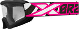 EKS BRAND YOUTH XGROM FLO PINK/ZEBRA CLEAR LENS 067-30315