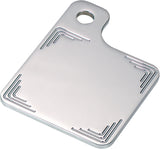 NOVELLO SIDE MOUNT INSPECTION PLATE TRIPLE CURVE MILLED CHROME NIL-INS3