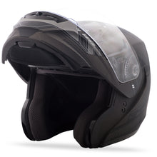 Load image into Gallery viewer, GMAX MD-04 MODULAR HELMET MATTE BLACK/DARK SILVER XS G1041453 TC-21F