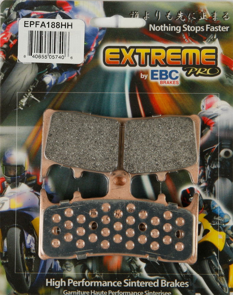 EBC EXTREME PRO BRAKE PADS EPFA188HH-atv motorcycle utv parts accessories gear helmets jackets gloves pantsAll Terrain Depot
