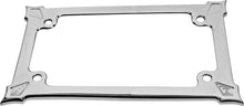 Load image into Gallery viewer, PREC. BILLET LICENSE PLATE HOLDER DARKSIDE CHROME DRK-560-ALL-CHR