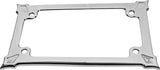 PREC. BILLET LICENSE PLATE HOLDER DARKSIDE CHROME DRK-560-ALL-CHR