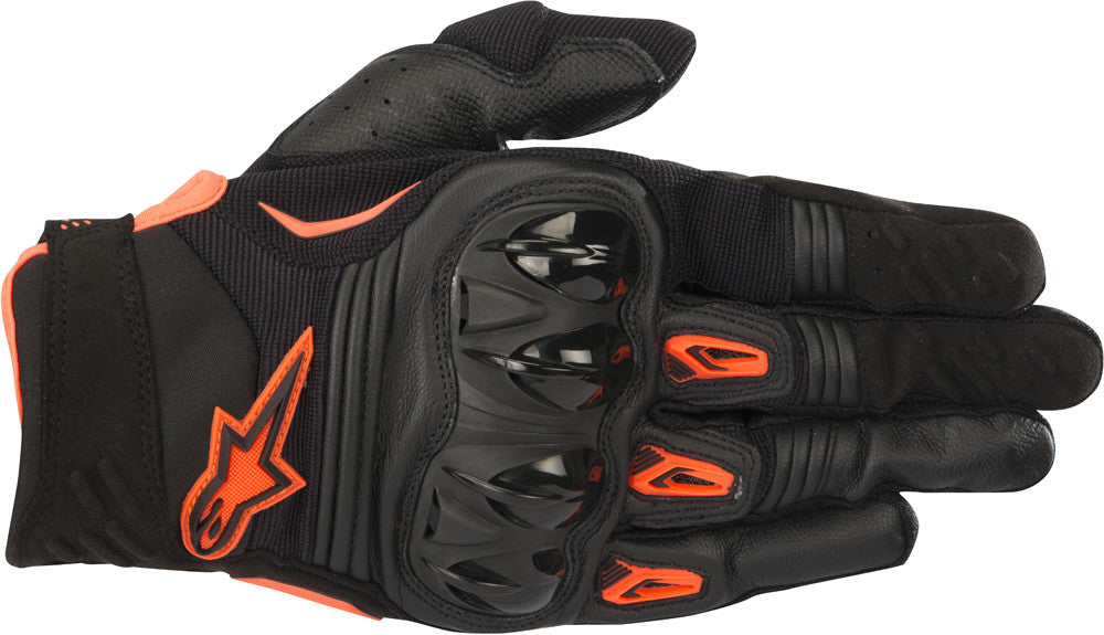 ALPINESTARS MEGAWATT GLOVES BLACK/ANTHRACITE/ORANGE XL 3565018-1056-XL