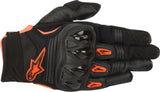 ALPINESTARS MEGAWATT GLOVES BLACK/ANTHRACITE/ORANGE MD 3565018-1056-M