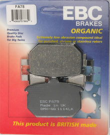 EBC BRAKE PADS FA78-atv motorcycle utv parts accessories gear helmets jackets gloves pantsAll Terrain Depot