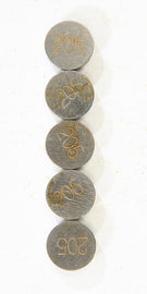K&L VALVE SHIMS 2.05MMX9.5MM 5/PK 13-6827