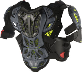 ALPINESTARS A-10 FULL CHEST PROTECTOR ANTHRACITE/RED XS/SM 6700517-1431-XS/S