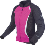 FLY RACING WOMEN'S BUTANE JACKET BLACK/PINK 2X #5958 477-7038~6