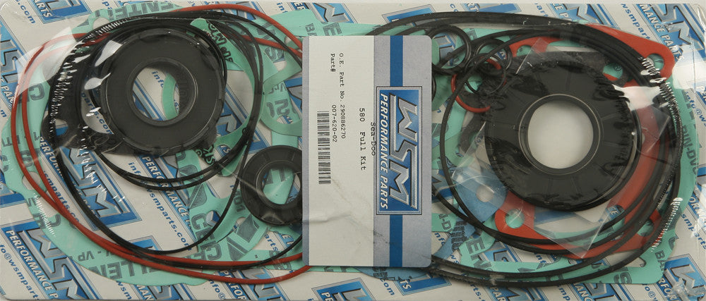 WSM GASKET KIT SD SD 580 YELLOW MOTOR 88-91 007-620-02