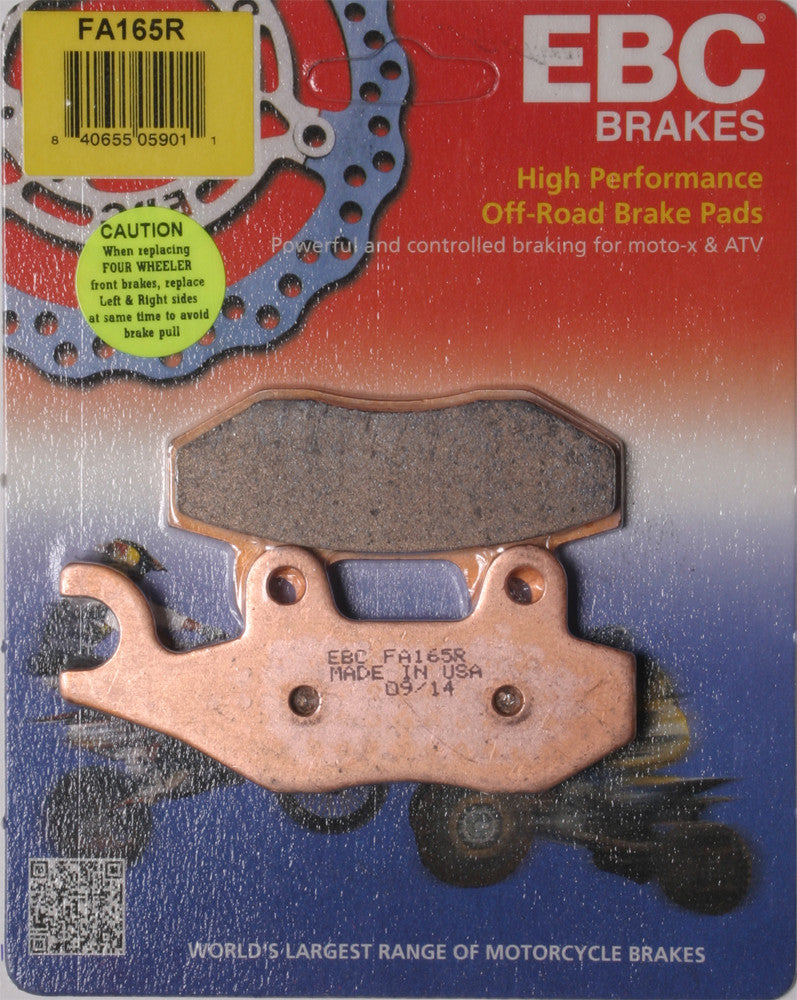 EBC BRAKE PADS FA165R-atv motorcycle utv parts accessories gear helmets jackets gloves pantsAll Terrain Depot