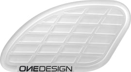 ONE EMBLEMS HDR TANK SIDE PAD CLEAR UNIVERSAL HDR240