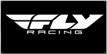 Load image into Gallery viewer, FLY RACING RACING BANNER BLACK 3&#39; X 6&#39; NEW F-RACE BLACK 3X6