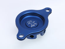 Load image into Gallery viewer, HAMMERHEAD OIL FILTER COVER CRF450R 09-14 BLUE 60-0102-00-20