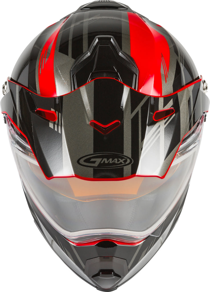 GMAX YOUTH AT-21Y EPIC SNOW HELMET RED/BLACK/SILVER YS G2211370