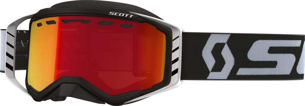 SCOTT GOGGLE PROSPECT SNOW BLACK/WHITE W/RED CHROME 262581-1007312