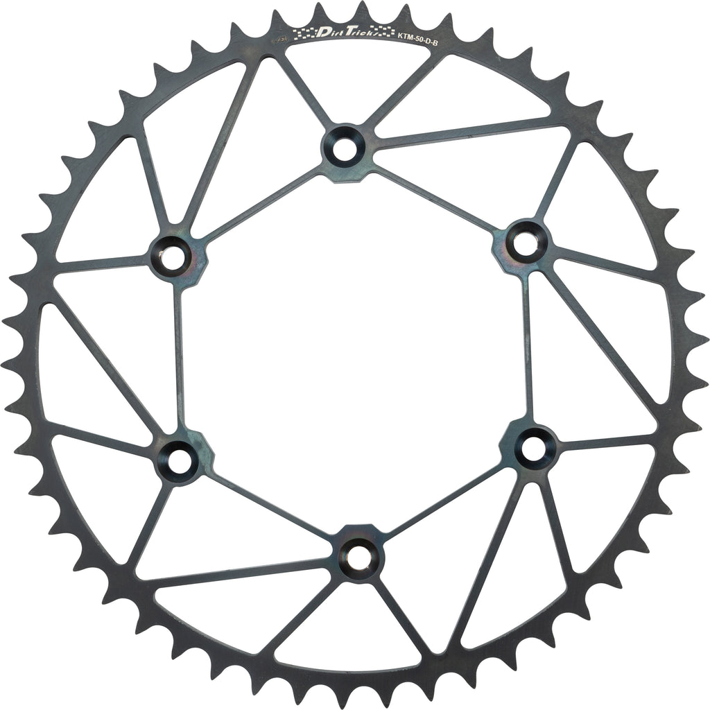 DIRT TRICKS REAR STEEL SPROCKET BLACK KTM/HUS KTM-50-D-B