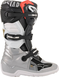 ALPINESTARS TECH 7S BOOTS BLACK/SILVER/WHITE/GOLD SZ 03 2015017-1829-03