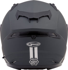 GMAX OF-77 OPEN-FACE DOWNEY HELMET MATTE GREY/SILVER XS G3774023