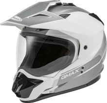 Load image into Gallery viewer, GMAX GM-11 DUAL-SPORT SCUD HELMET WHITE/GREY MD G1113245