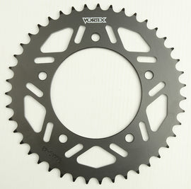 VORTEX STEEL REAR SPROCKET BLACK 43T 654AS-43