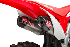 YOSHIMURA RS-9 HEADER/CANISTER/END CAP EXHAUST SLIP-ON SS-AL-SS 22844BR520