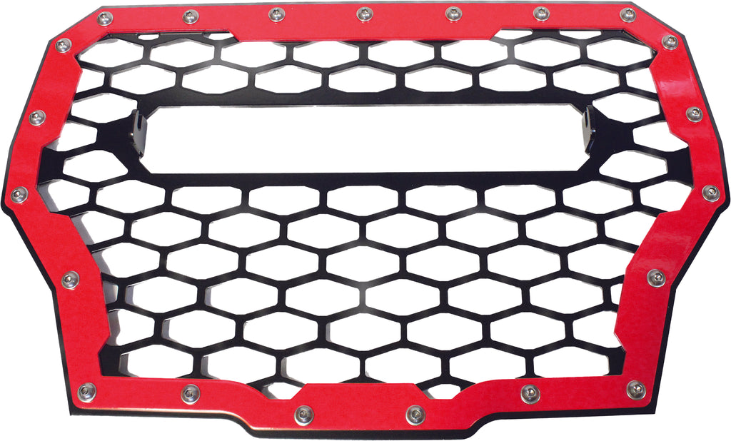 MODQUAD MQ GRILL RED POL TURBO FOR 10" LIGHT RZR-FGL-T-RD