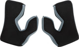 FLY RACING FORMULA CHEEK PAD BLACK/COOL GREY SM 45MM 73-47221S