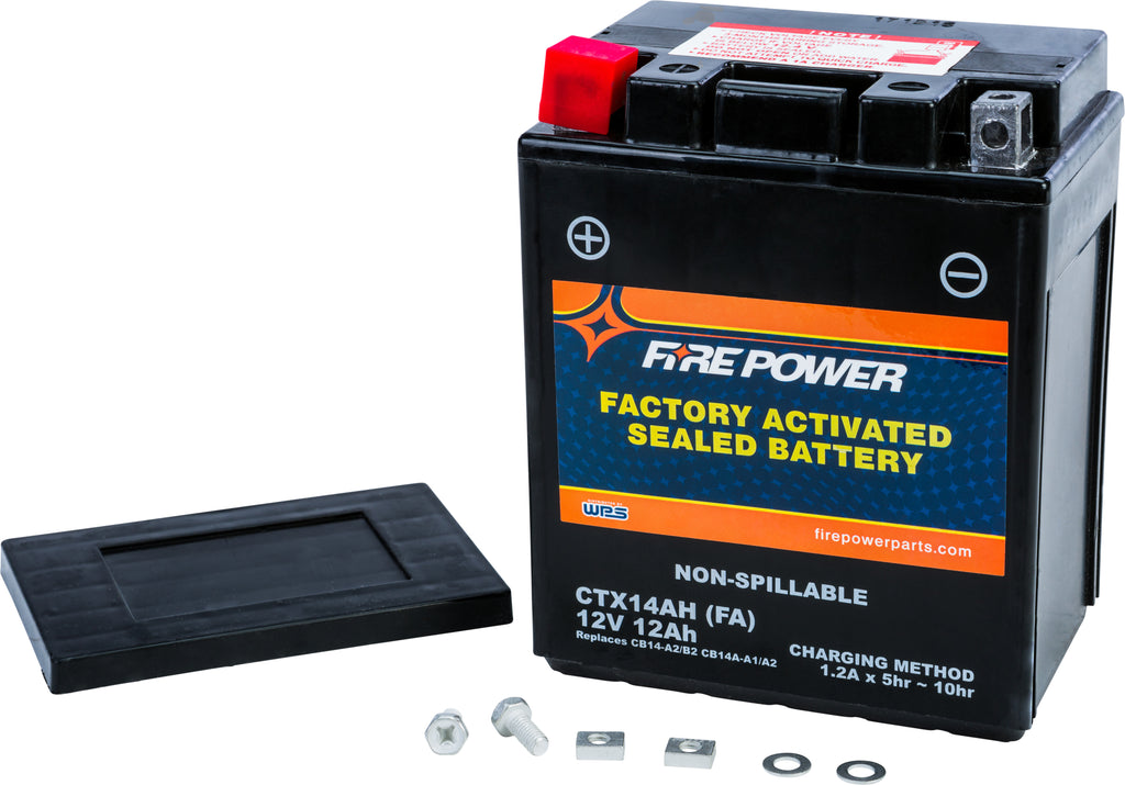 FIRE POWER BATTERY CTX14AH SEALED FACTORY ACTIVATED CTX14AH-BS(FA)