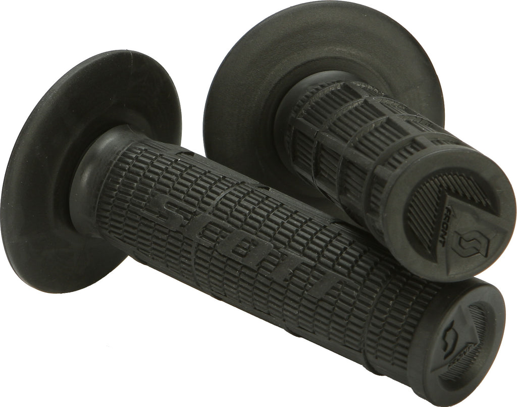 SCOTT RADIAL HALF WAFFLE GRIPS BLACK 7/8" 233927-0001