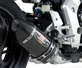 YOSHIMURA EXHAUST RACE R-77 3QTR SLIP-ON SS-CF-CF 1210040220