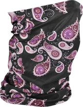 Load image into Gallery viewer, ZAN MOTLEY TUBE FLEECE LINED PURPLE PAISLEY TF228-atv motorcycle utv parts accessories gear helmets jackets gloves pantsAll Terrain Depot