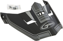 Load image into Gallery viewer, GMAX VISOR W/SCREWS UNCLE MX-46 MATTE BLACK/SILVER MD-2X G046825