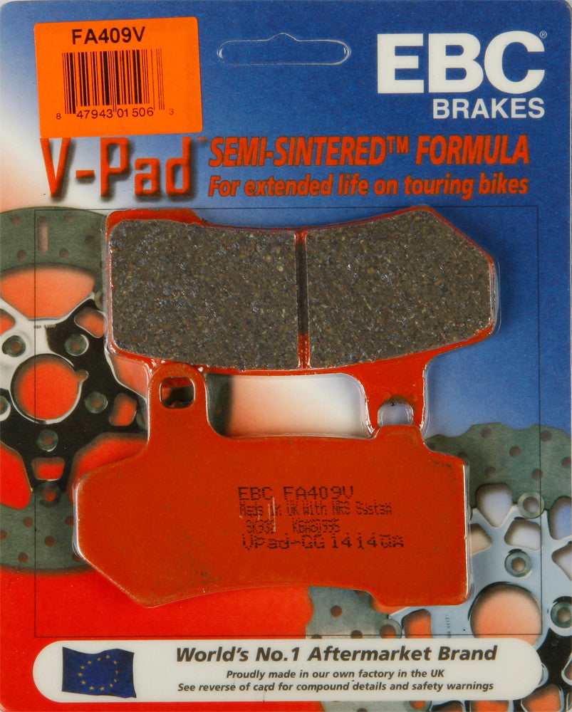 EBC BRAKE PADS V-SERIES FA409V-atv motorcycle utv parts accessories gear helmets jackets gloves pantsAll Terrain Depot