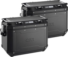 Load image into Gallery viewer, GIVI OBKN48B OUTBACK 48 LITER SIDE CASES BLACK L&amp;R OBKN48BPACK2A