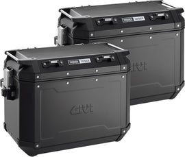 GIVI OBKN48B OUTBACK 48 LITER SIDE CASES BLACK L&R OBKN48BPACK2A