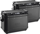 GIVI OBKN48B OUTBACK 48 LITER SIDE CASES BLACK L&R OBKN48BPACK2A