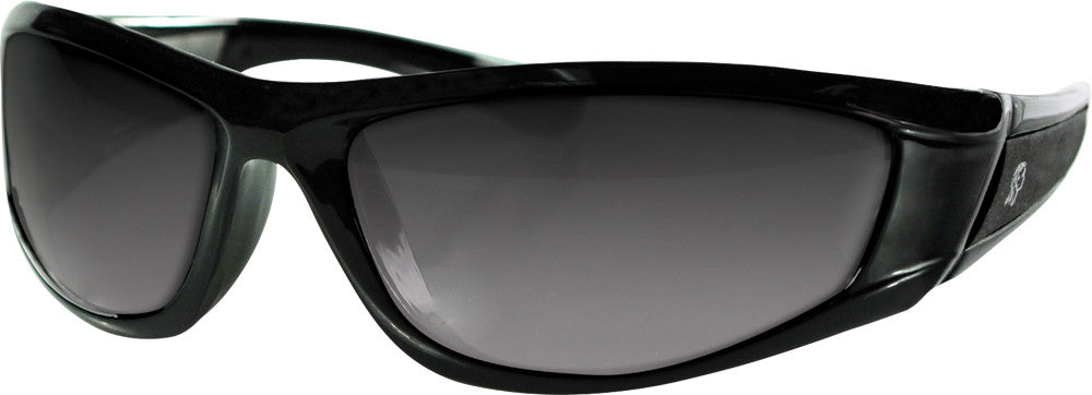 ZAN IOWA SUNGLASS BLACK SMOKE LENS EZIA01-atv motorcycle utv parts accessories gear helmets jackets gloves pantsAll Terrain Depot