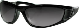 ZAN IOWA SUNGLASS BLACK SMOKE LENS EZIA01-atv motorcycle utv parts accessories gear helmets jackets gloves pantsAll Terrain Depot