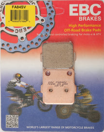 EBC BRAKE PADS FA84SV-atv motorcycle utv parts accessories gear helmets jackets gloves pantsAll Terrain Depot