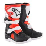 ALPINESTARS TECH 3S BOOTS BLACK/WHITE/RED SZ 01 2014518-1231-1